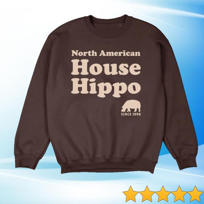 Retrokid Merch Store Retrokid Originals House Hippo Crewneck Retrokid Merch Store Retrokid Originals House Hippo Crewneck