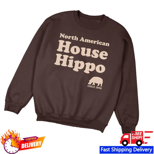 Retrokid Merch Store Retrokid Originals House Hippo Crewneck Retrokid Merch Store Retrokid Originals House Hippo Crewneck