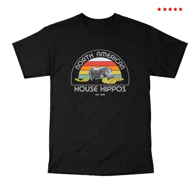 Retrokid Merch Store Retrokid Originals House Hippo T-Shirt Retrokid Merch Store Retrokid Originals House Hippo T-Shirt