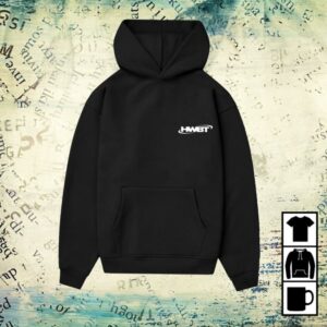 Hwbt Merch Store Black Core Oversized Hoodie