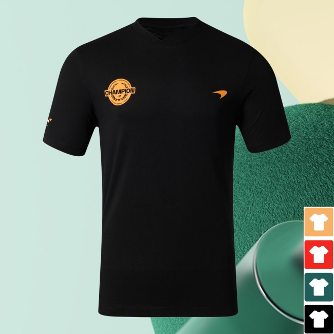 Mclaren Store Merch Lando Norris 2025 Drivers’ World Champion Unisex Black T-Shirt Mclaren Store Merch Lando Norris 2025 Drivers’ World Champion Unisex Black T-Shirt