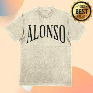 Autofast Store Merch Camiseta Oversized Fernando Alonso Card Off White Shirt