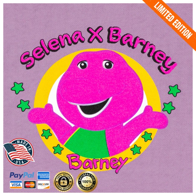 Rolling Stone Store Merch Barney X Selena Starbright Hoodie Rolling Stone Store Merch Barney X Selena Starbright Hoodie