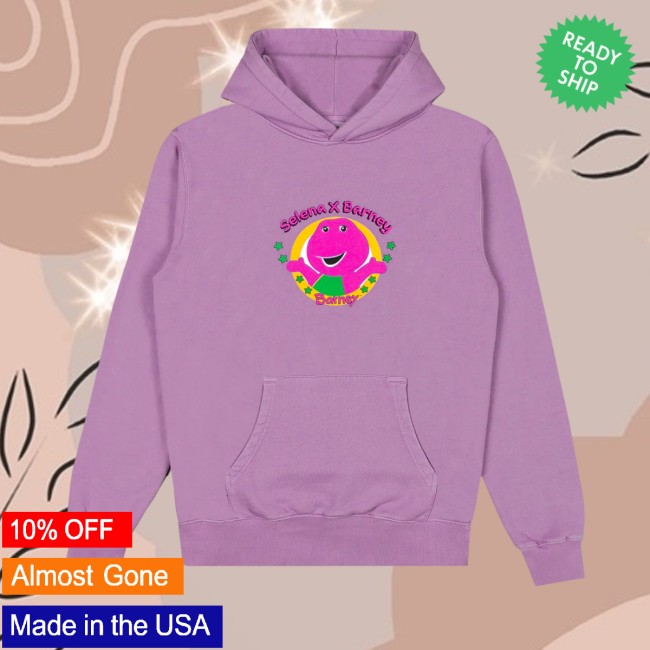 Rolling Stone Store Merch Barney X Selena Starbright Hoodie Rolling Stone Store Merch Barney X Selena Starbright Hoodie