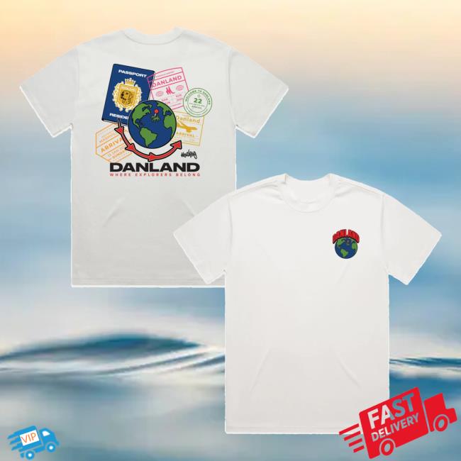 Mashtag X Kecks Merch Store Danland World Tee White Mashtag X Kecks Merch Store Danland World Tee White