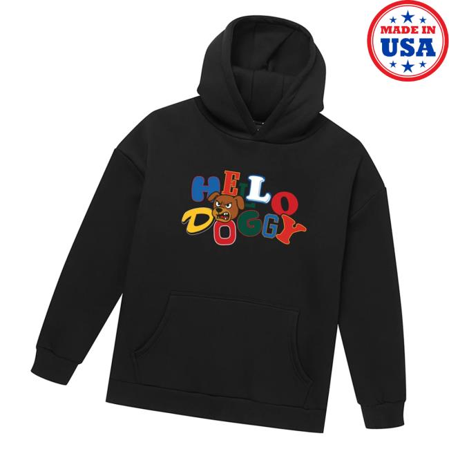 Mashtag X Kecks Merch Store Hello Doggy Hoodie Black Mashtag X Kecks Merch Store Hello Doggy Hoodie Black