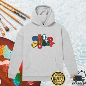 Mashtag X Kecks Merch Store Hello Doggy Hoodie Grey Marl