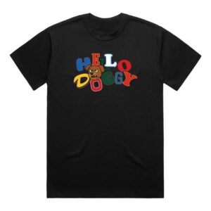 Mashtag X Kecks Merch Store Hello Doggy Icon Tee Black