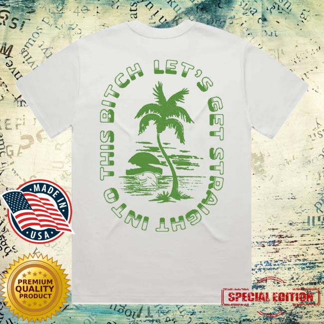 Mashtag X Kecks Merch Store Lets Get Straight Tee White Mashtag X Kecks Merch Store Lets Get Straight Tee White