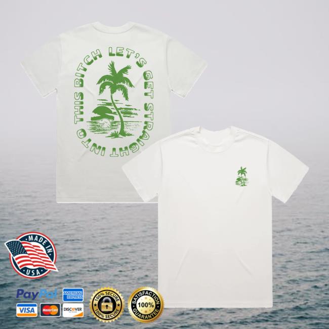 Mashtag X Kecks Merch Store Lets Get Straight Tee White Mashtag X Kecks Merch Store Lets Get Straight Tee White