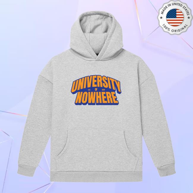 Mashtag X Kecks Merch Store University Of Nowhere Hoodie Grey Marl Mashtag X Kecks Merch Store University Of Nowhere Hoodie Grey Marl