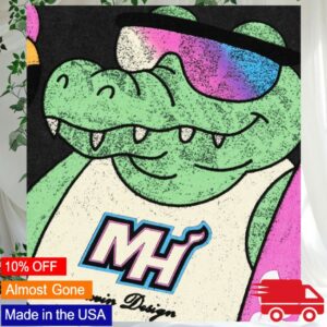 Miami Heat Store Merch Court Culture X Duvin Flame Surf Tee