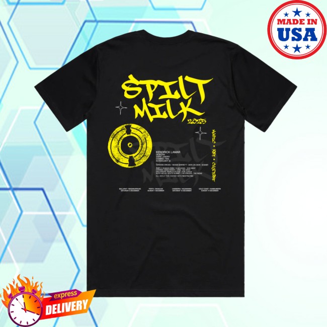 Spilt Milk Festival Store Merch 2025 Graffiti Tour Tee Spilt Milk Festival Store Merch 2025 Graffiti Tour Tee