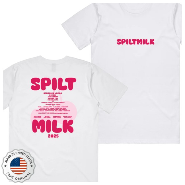 Spilt Milk Festival Store Merch 2025 Cherry Tour Tee Spilt Milk Festival Store Merch 2025 Cherry Tour Tee
