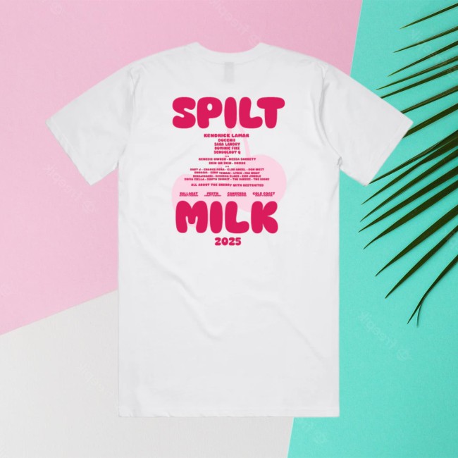 Spilt Milk Festival Store Merch 2025 Cherry Tour Tee Spilt Milk Festival Store Merch 2025 Cherry Tour Tee