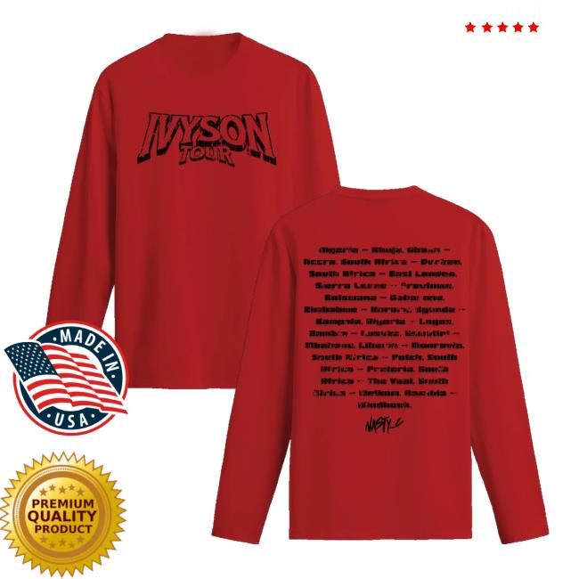 Mercha Merch Store Ivyson Tour Long Sleeve Shirt Mercha Merch Store Ivyson Tour Long Sleeve Shirt