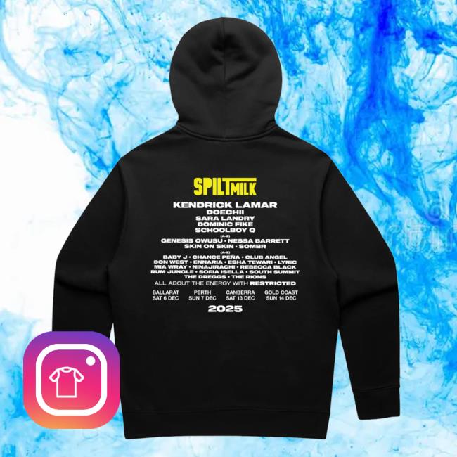 Spilt Milk Festival Merch Store 2025 Block Tour Hoodie Spilt Milk Festival Merch Store 2025 Block Tour Hoodie