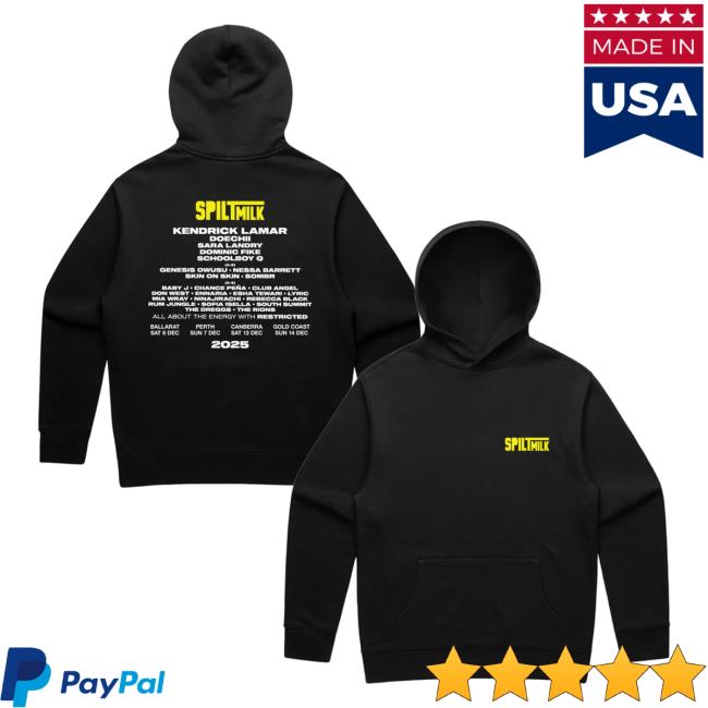 Spilt Milk Festival Merch Store 2025 Block Tour Hoodie Spilt Milk Festival Merch Store 2025 Block Tour Hoodie
