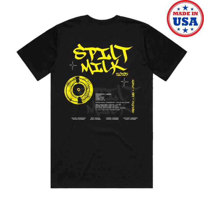 Spilt Milk Festival Merch Store 2025 Graffiti Tour Tee Spilt Milk Festival Merch Store 2025 Graffiti Tour Tee