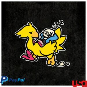 Fangamer Store Merch Undertale X Square Enix Sans And Chocobo Shirt