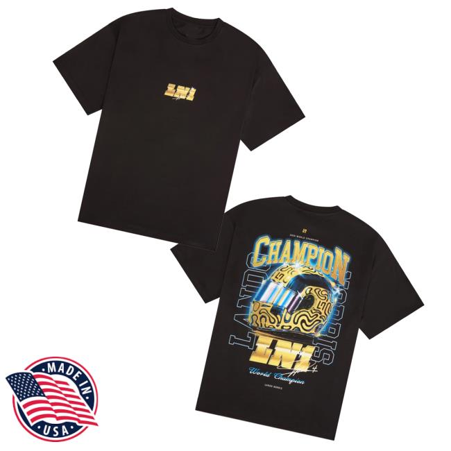 Lando Norris Store Merch Championship Tee Lando Norris Store Merch Championship Tee