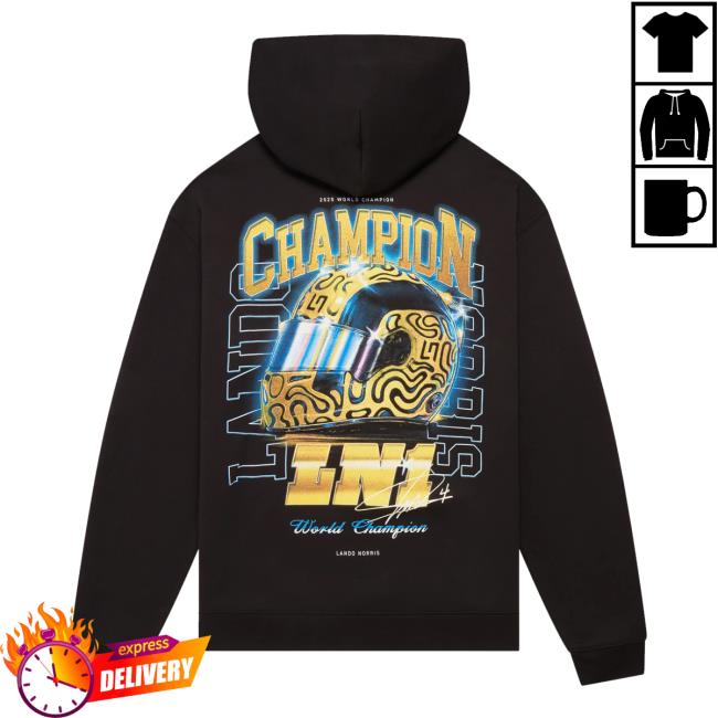 Lando Norris Merch Store Championship Hoodie Lando Norris Merch Store Championship Hoodie