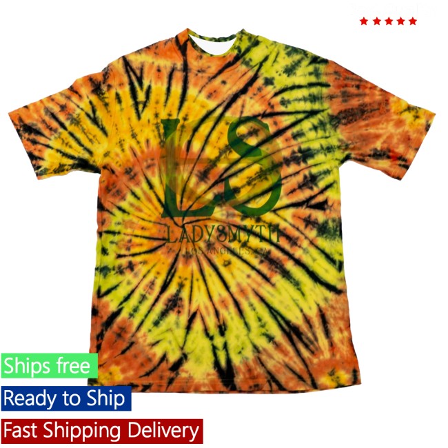 Ladysmythla Store Merch Tie Dye Mock Neck Tee Ladysmythla Store Merch Tie Dye Mock Neck Tee