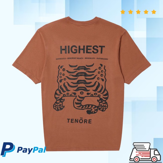 Tenore Store Merch Tenōre X Bert Krak Highest Tiger Tee Tenore Store Merch Tenōre X Bert Krak Highest Tiger Tee