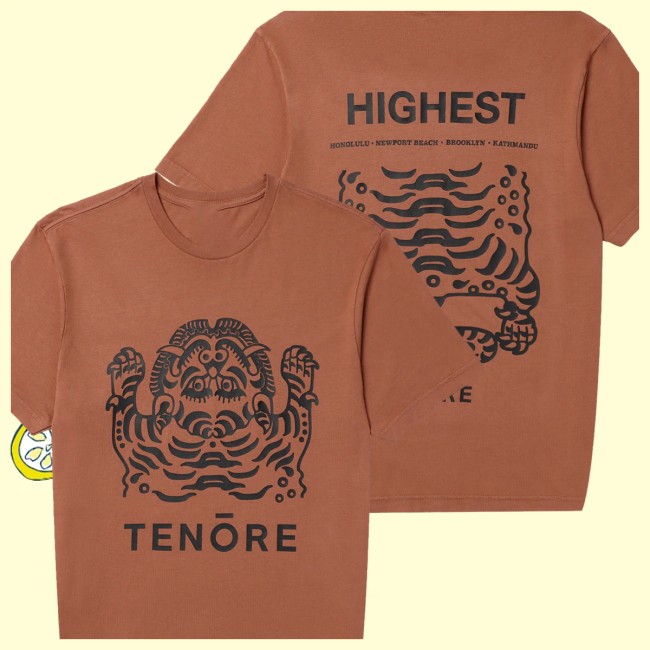Tenore Store Merch Tenōre X Bert Krak Highest Tiger Tee Tenore Store Merch Tenōre X Bert Krak Highest Tiger Tee