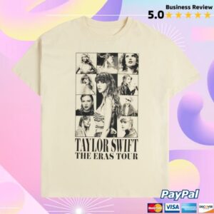 Taylor Swift Merch Store Taylor Swift The Eras Tour Through Toronto Beige T-Shirt