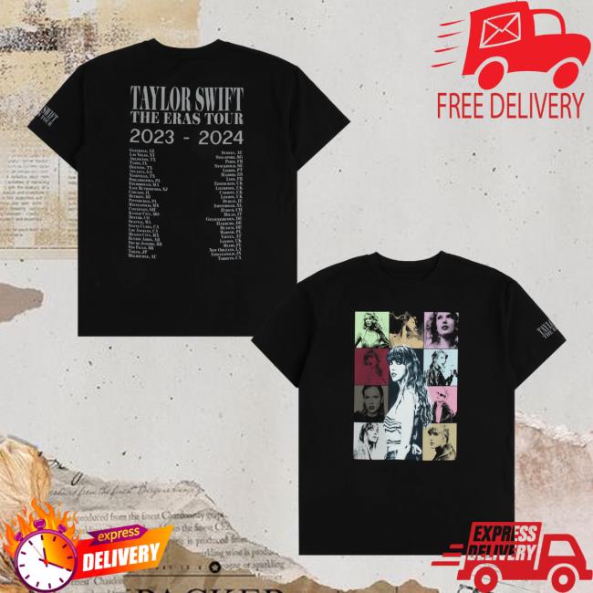 Taylor Swift Merch Store Taylor Swift The Eras Tour Through Toronto Black T-Shirt Taylor Swift Merch Store Taylor Swift The Eras Tour Through Toronto Black T-Shirt