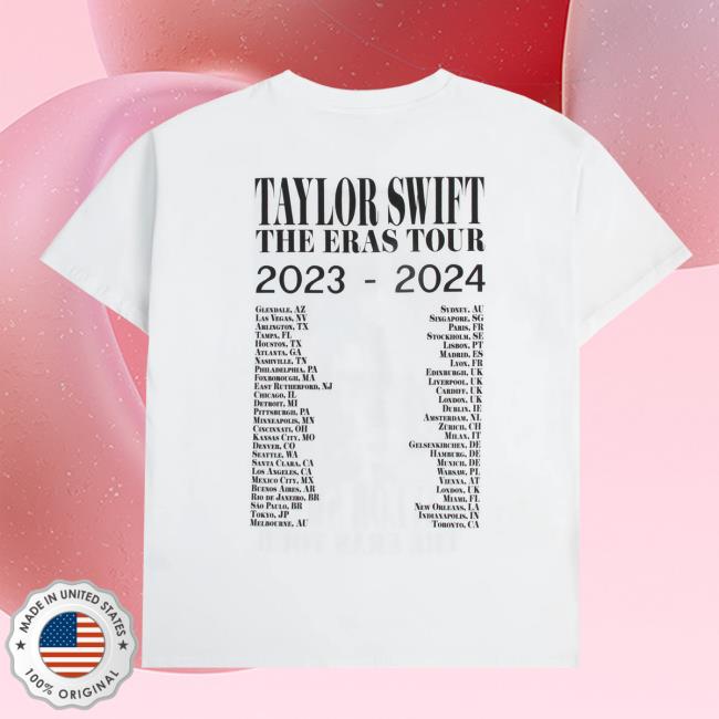 Taylor Swift Merch Store Taylor Swift The Eras Tour Through Toronto White T-Shirt Taylor Swift Merch Store Taylor Swift The Eras Tour Through Toronto White T-Shirt