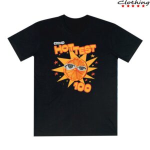 Triple J Merch Store Hottest 100 2025 Tee Black