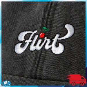 Flirt Recordings Store Merch Embroidered Flirt Cap
