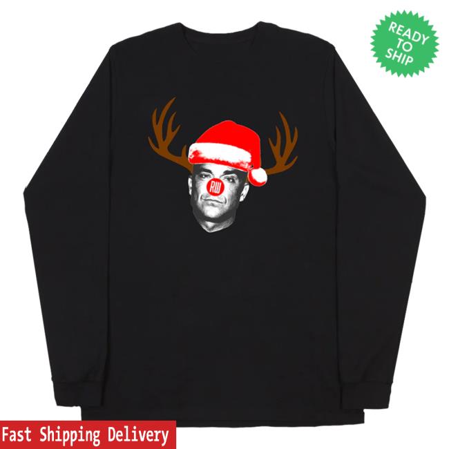 Robbie Williams Merch Store Rudolph Longsleeve Black Robbie Williams Merch Store Rudolph Longsleeve Black