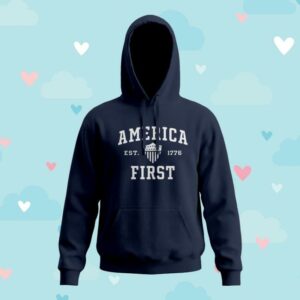 Fuentes Store Merch America First Collegiate Hoodie