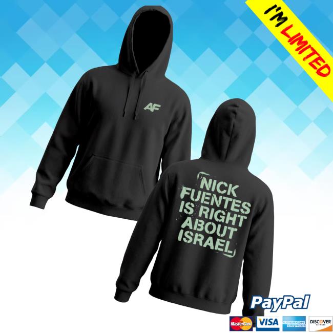 Fuentes Store Merch Right About Israel Hoodie Fuentes Store Merch Right About Israel Hoodie