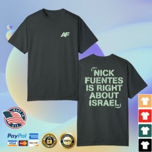 Fuentes Store Merch Right About Israel T-Shirt
