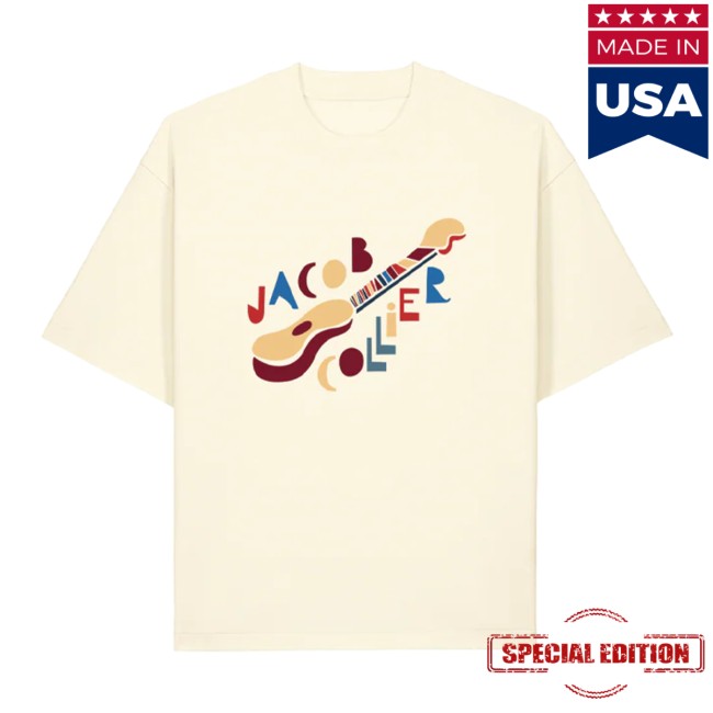 Jacob Collier Store Merch Jacob Collier Guitar Tee Jacob Collier Store Merch Jacob Collier Guitar Tee