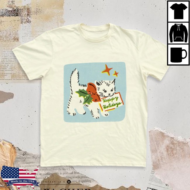 Yarrow Goods Store Merch Happy Holidays Unisex Tee Yarrow Goods Store Merch Happy Holidays Unisex Tee