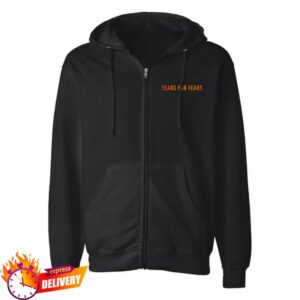 Tears For Fears Store Merch Songs For A Nervous Planet Black Zip Hoodie