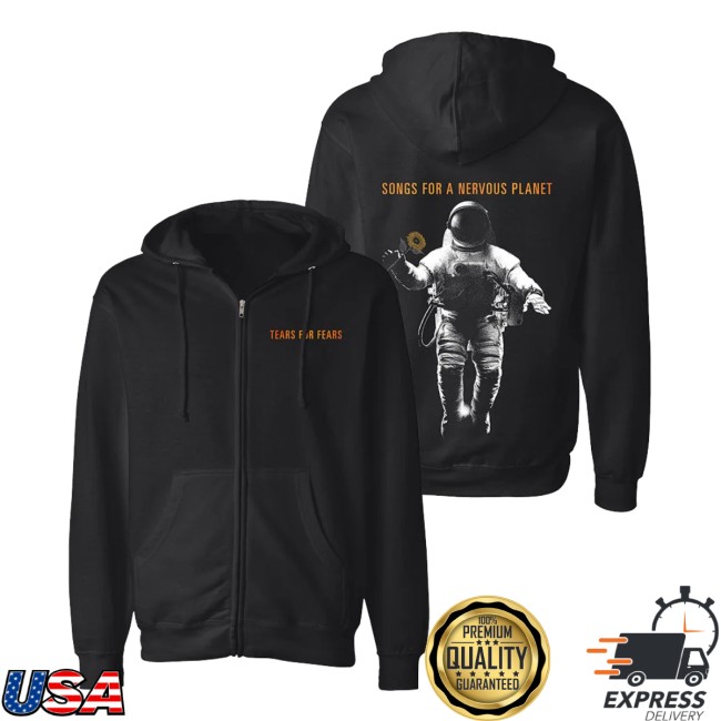 Tears For Fears Store Merch Songs For A Nervous Planet Black Zip Hoodie Tears For Fears Store Merch Songs For A Nervous Planet Black Zip Hoodie