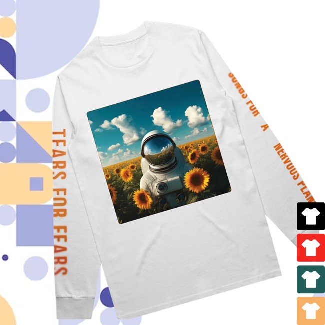 Tears For Fears Store Merch Songs For A Nervous Planet Cover Long Sleeve Tee Tears For Fears Store Merch Songs For A Nervous Planet Cover Long Sleeve Tee