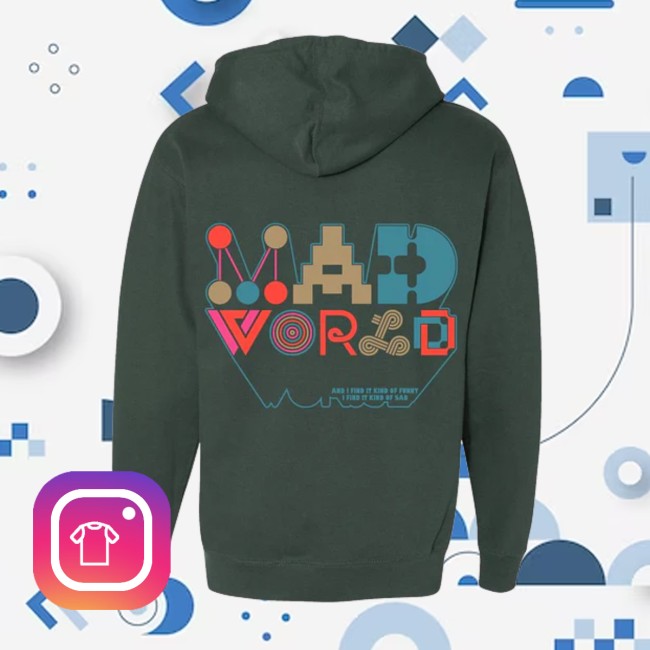 Tears For Fears Store Merch Mad World Hoodie Tears For Fears Store Merch Mad World Hoodie