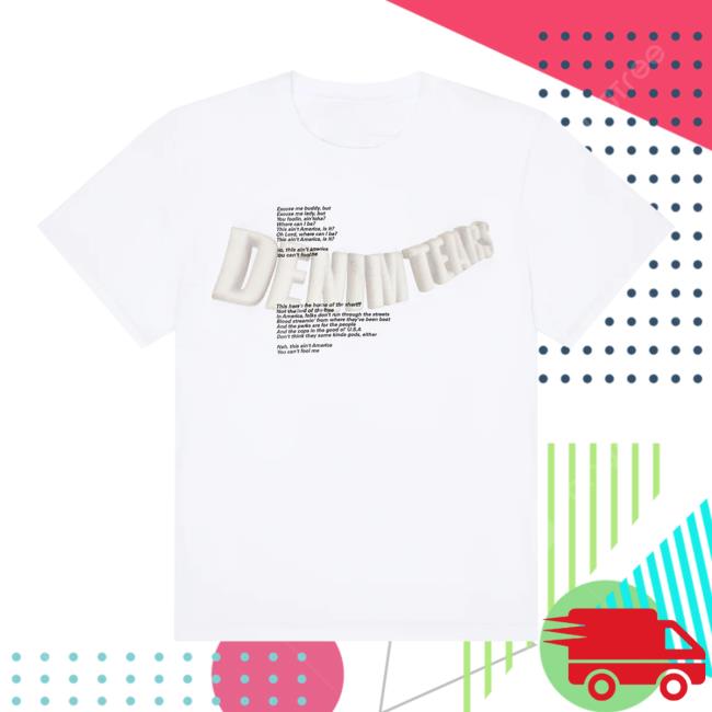 Denim Tears Merch Store Gothic Tee Denim Tears Merch Store Gothic Tee