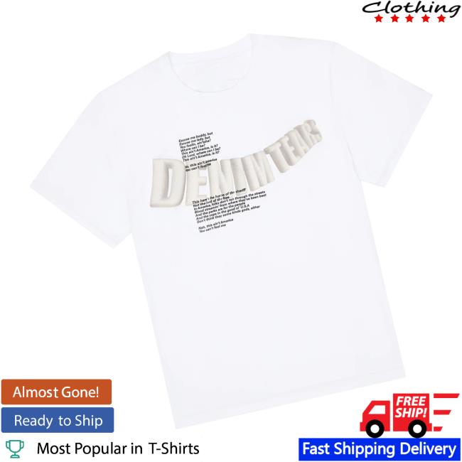 Denim Tears Merch Store Gothic Tee Denim Tears Merch Store Gothic Tee