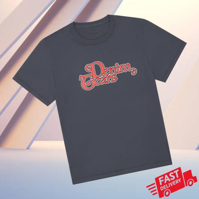 Denim Tears Merch Store Swirl Tee Black Denim Tears Merch Store Swirl Tee Black