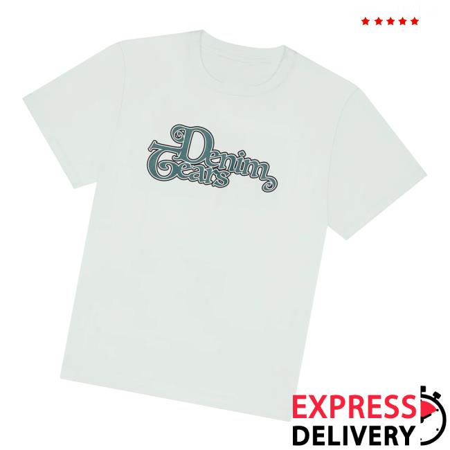 Denim Tears Merch Store Swirl Tee Grey Denim Tears Merch Store Swirl Tee Grey