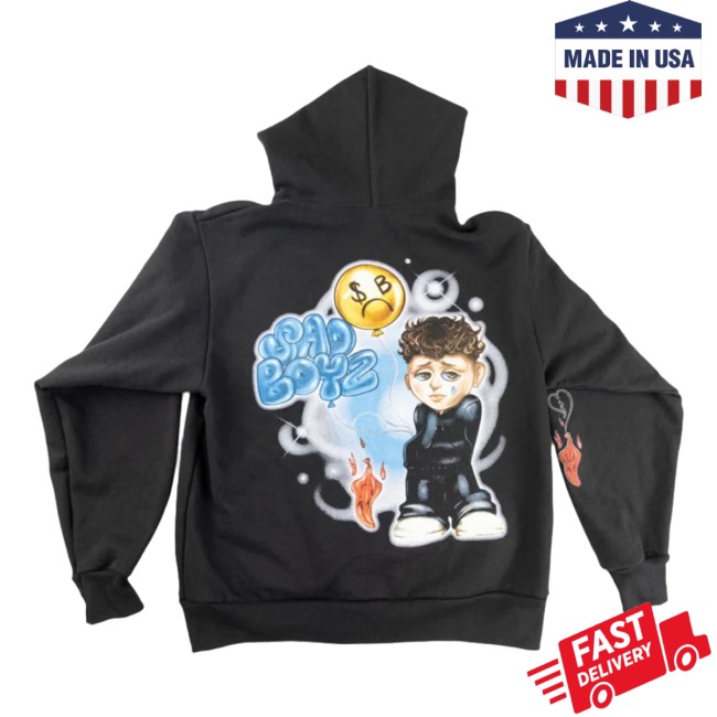 Complex Store Merch Sad Boyz Fake Happy Zip Up Hoodie Complex Store Merch Sad Boyz Fake Happy Zip Up Hoodie