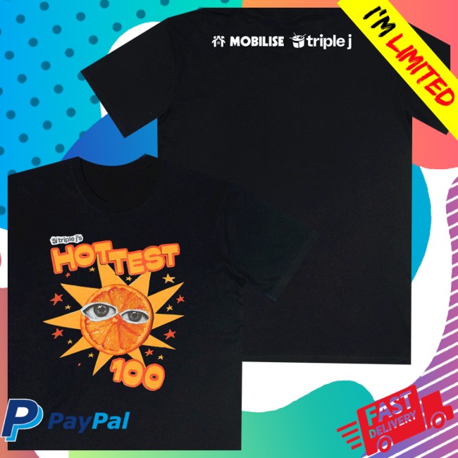 Triple Store Merch Triple J Hottest 100 2025 Tee Black Triple Store Merch Triple J Hottest 100 2025 Tee Black